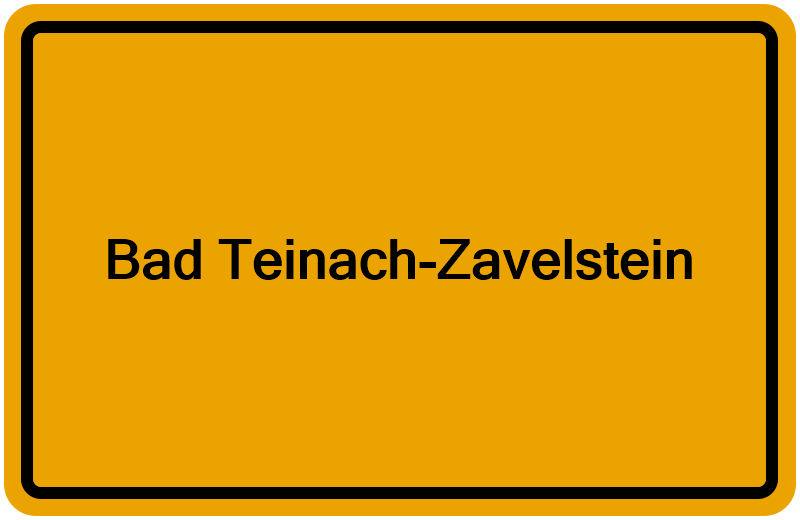 Handelsregisterauszug Bad Teinach-Zavelstein